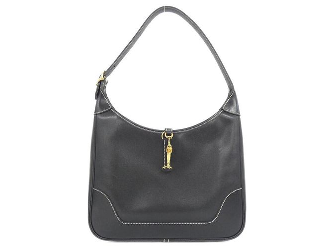 Hermès Borsa a tracolla Hermes Trim 2 31cm Nero