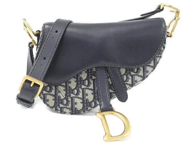 Christian Dior DIOR OBLIQUE Saddle Mini Shoulder Bag