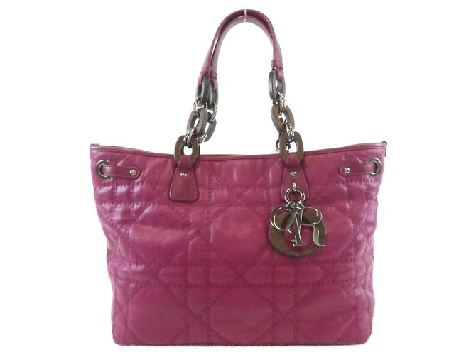 Bolsa Christian Dior Panarea Roxo