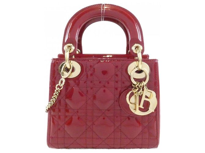 Mini borsa Christian Dior Lady Rosso