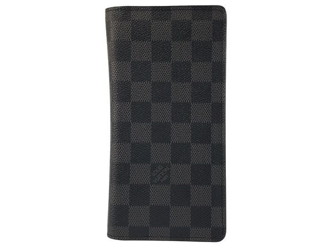 Louis Vuitton Damier Graphite Long Wallet Damier ebene