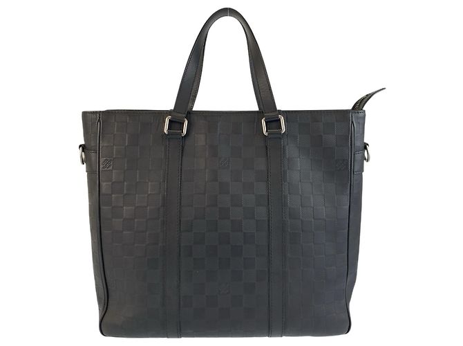 Sac cabas Louis Vuitton Damier Infini Tadao PM Noir
