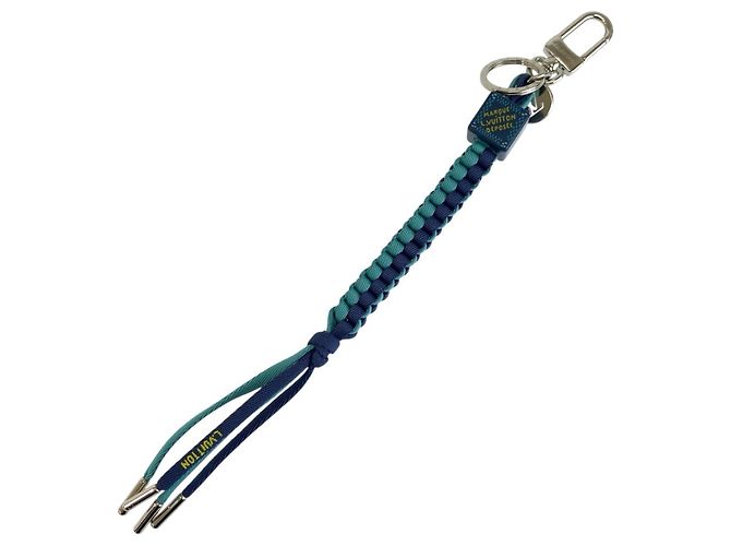 Louis Vuitton Damier Play Blue Keyring