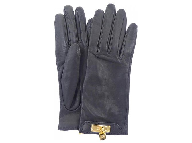 Hermès Luvas quentes Hermes SOYA H005062G Preto