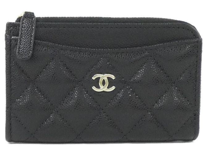 Tarjetero Chanel Timeless Classic Line Negro