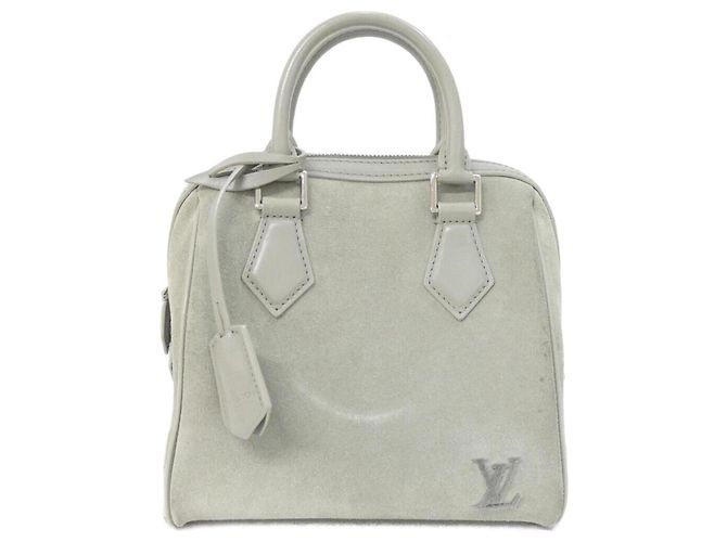 Borsa Boston Louis Vuitton Illusion Speedy Cube PM Grigio