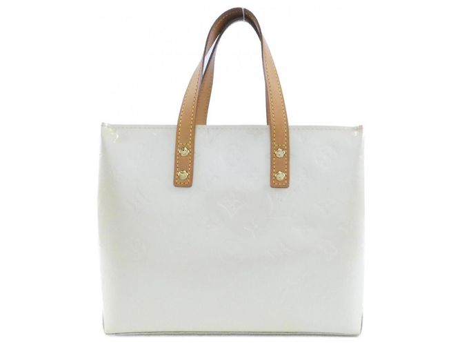 Sac à main Louis Vuitton Vernis Lead PM Blanc