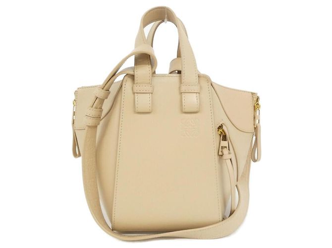 Borsa a tracolla compatta Hammock Loewe Beige 