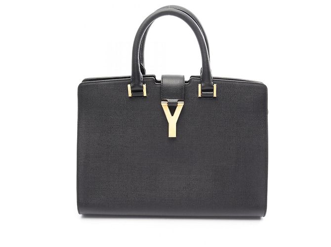 Bolso Cabas Chic Yves Saint Laurent Negro