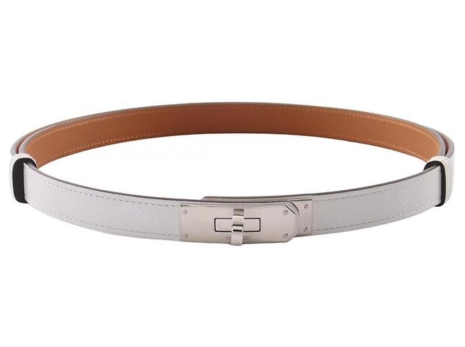 Hermès Hermes Kelly Gürtel in Weiß 