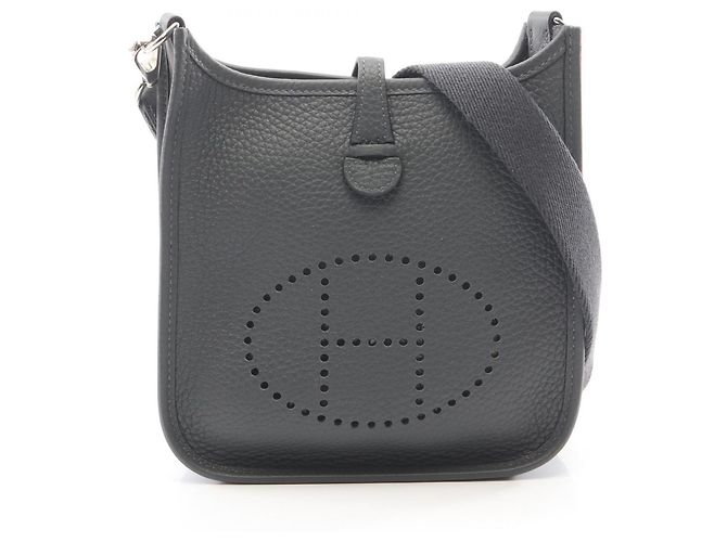 Hermès Borsa a tracolla Hermes Evelyne TPM Amazon Gris Misty Marrone