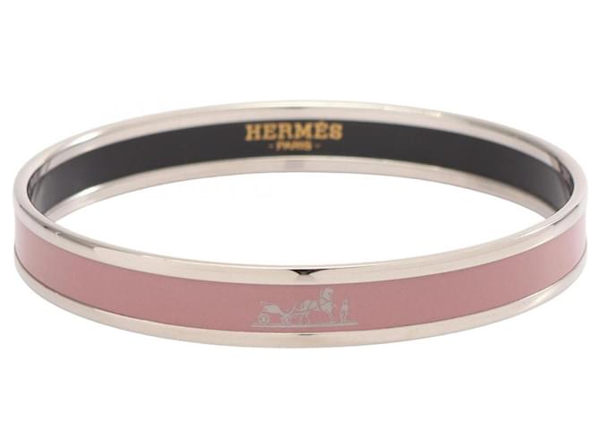 Hermès Bracelet Hermes HERMES Email PM Argenté Rose 
