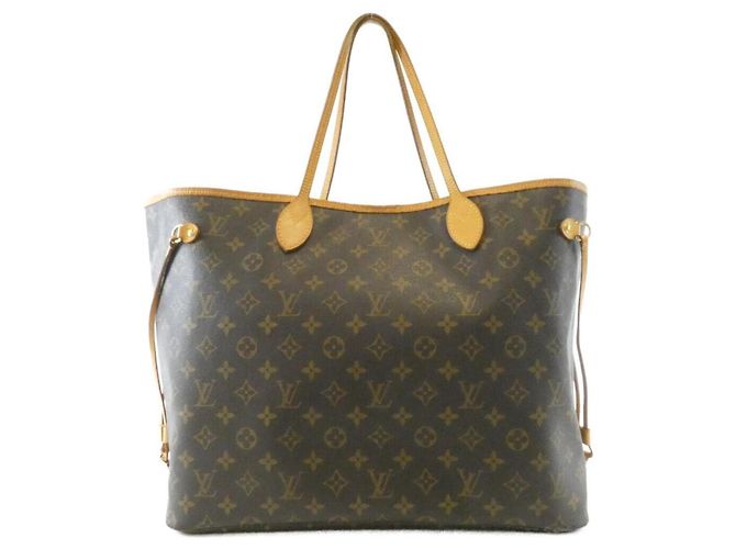 Bolso Louis Vuitton Monogram Neverfull GM Castaño
