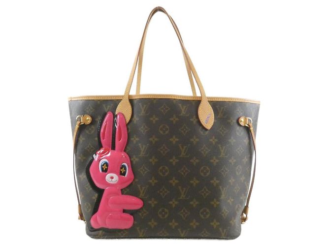 Sac à main Louis Vuitton Monogram Neverfull Marron