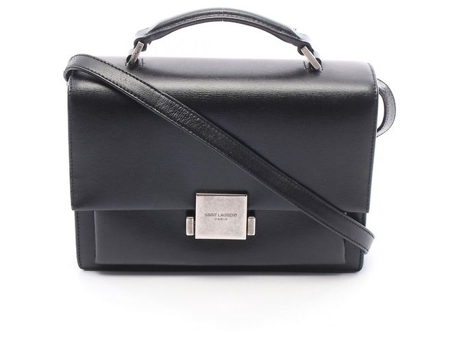 2-Way Belchasse Medium Handtasche Yves Saint Laurent Schwarz