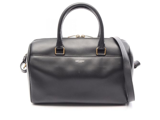 Yves Saint Laurent Classic Duffle Handtasche Schwarz