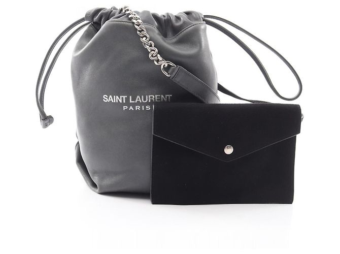 Sac à main TEDDY SMALL Yves Saint Laurent Paris Marron 