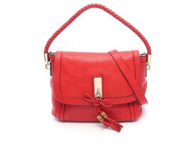 Borsa a tracolla 2-Way Gucci Bella Rosso