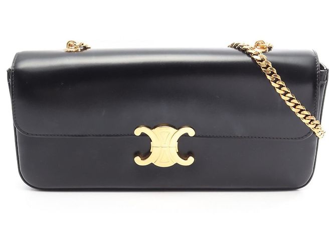 Céline Borsa a Spalla Celine Claude Triomphe Large Nero
