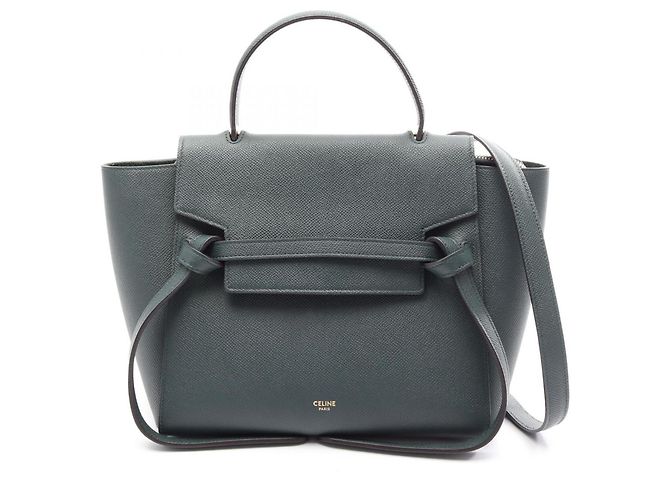 Belt Bag Céline Bolsa Belt Celine Micro Verde