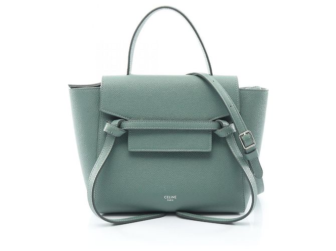 Céline Celine BELT BAG NANO 2-Way Handbag Vert