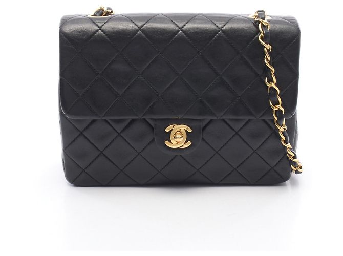 Borsa a tracolla Chanel Mini Matelassé 20 Nero