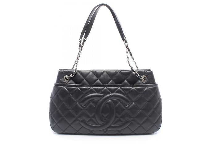 Classique Sac cabas Chanel Matelassé Coco Mark Noir