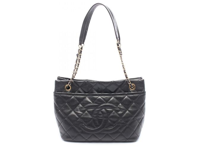 Sac cabas Chanel Matelassé Coco Mark Noir
