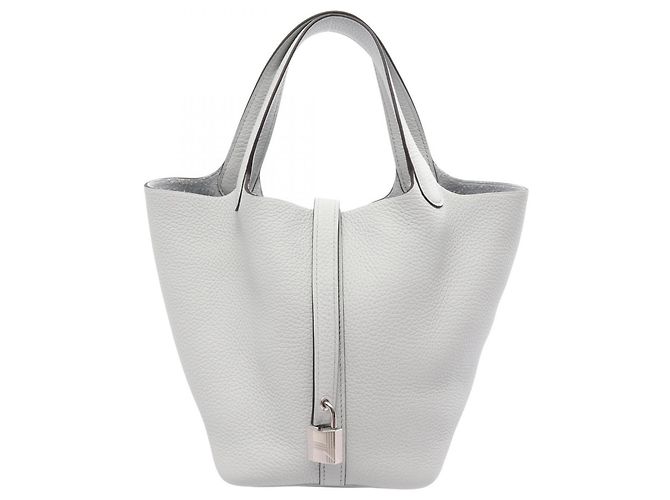 Hermès Sac à main Hermes Picotin Lock PM Blue Pale Bleu