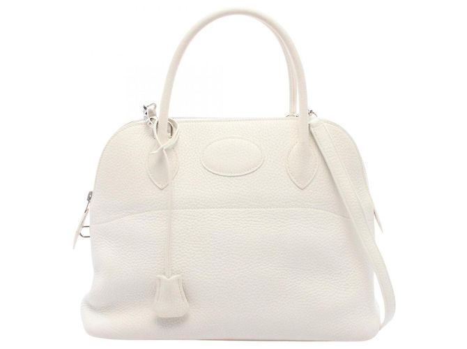 Hermès Sac à main Hermes Bolide 31 Blanc