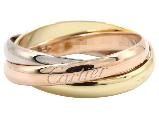 Trinity Ring Cartier SM Silber Golden