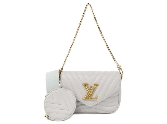 Louis Vuitton New Wave Multi Pochette M57864 Bolsa de Ombro Marrom