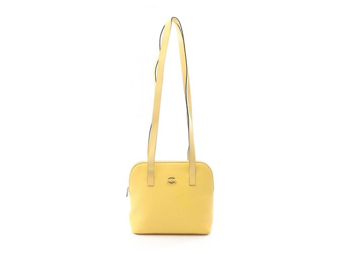 Céline Celine Toggle Shoulder Bag Yellow