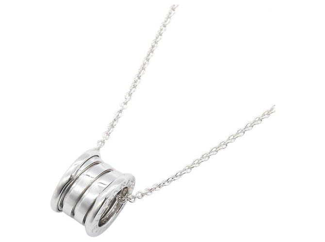Bulgari Collar Bvlgari B-zero1 en oro blanco de 18K Plata