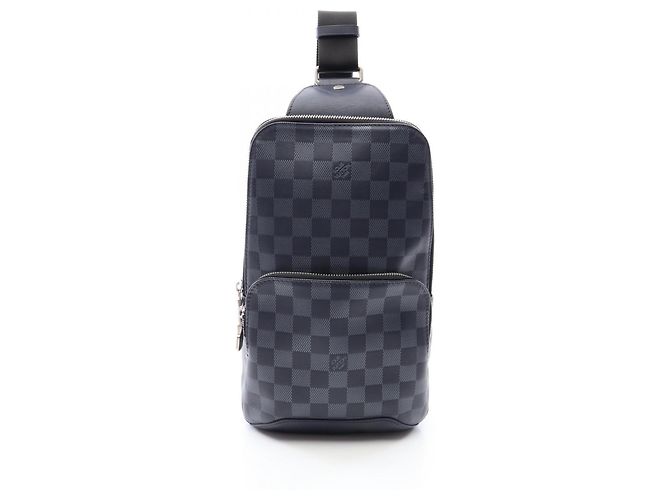 Louis Vuitton Avenue Damier Infini Umhängetasche Marineblau