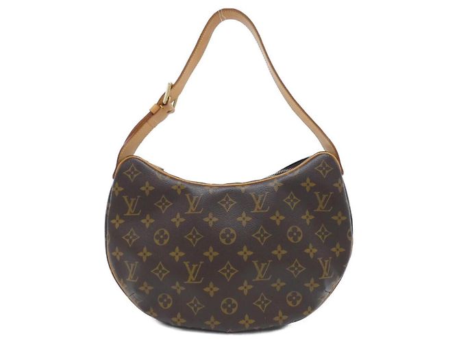 Louis Vuitton Monogram Croissant MM M51512 Shoulder Bag Brown