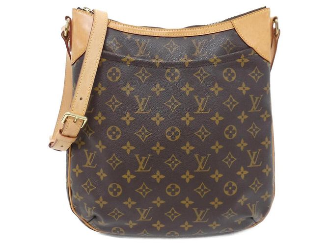 Bolsa de Ombro Louis Vuitton Monogram Odeon MM M56389 Marrom
