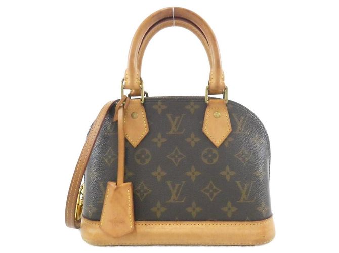 Sac à main Louis Vuitton Monogram Alma BB Marron