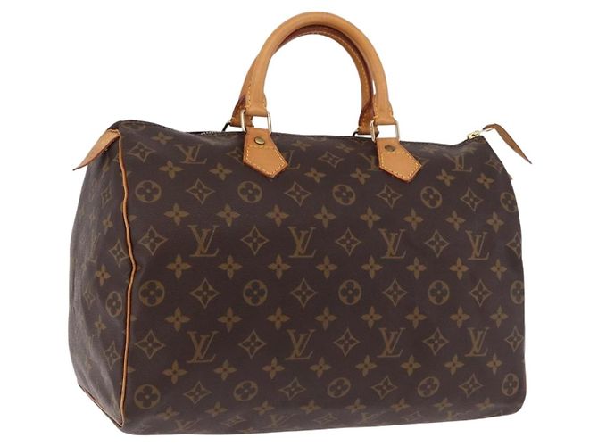 LOUIS VUITTON Bolso Monogram Speedy 35 M41524 LV Auth 191994A Monograma