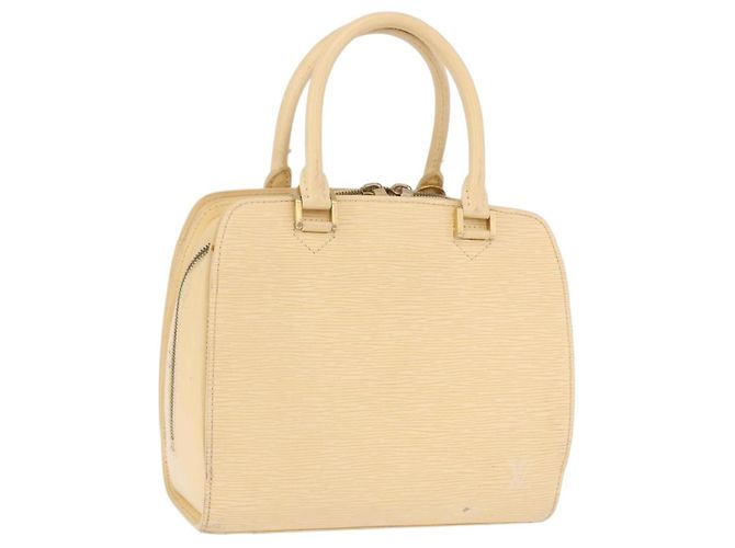 Bolsa LOUIS VUITTON Epi Pont Neuf Vanilla Cream M5205A LV Auth 192099
