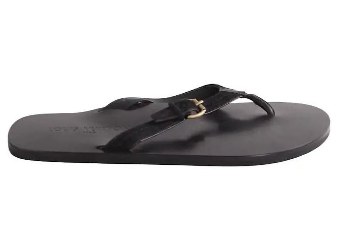 Louis Vuitton Schwarze Sandalen