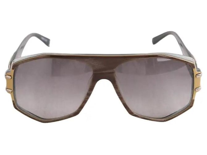 Céline Brown Plastic Sunglasses Men