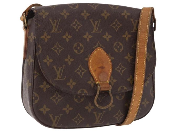 LOUIS VUITTON Bolsa de Ombro Monogram Saint Cloud GM M51242 LV Auth 190699 Monograma