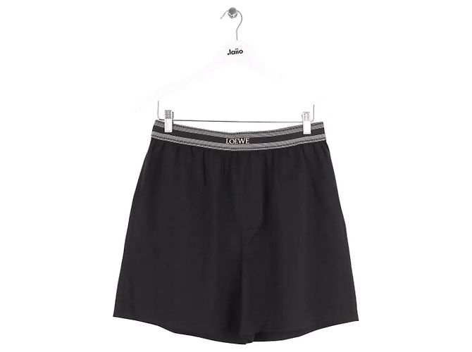 Loewe Mini Shorts Schwarz Wolle