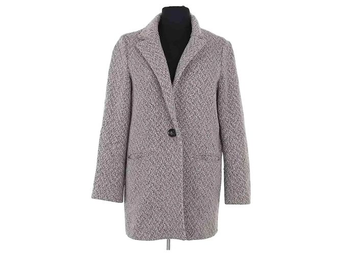 Maje Black Wool Coat