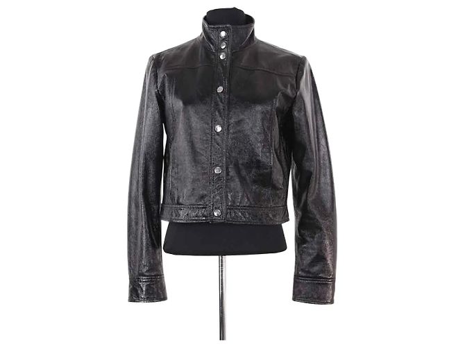 Maje Black Synthetic Jacket
