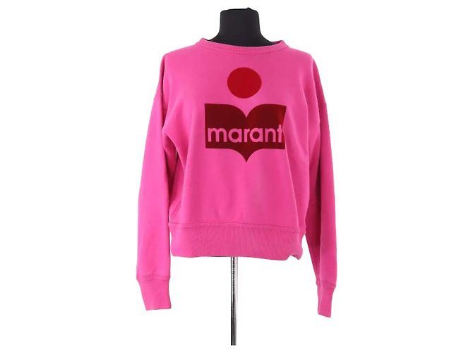 Sudadera Mobyli rosa de algodón Isabel Marant Etoile