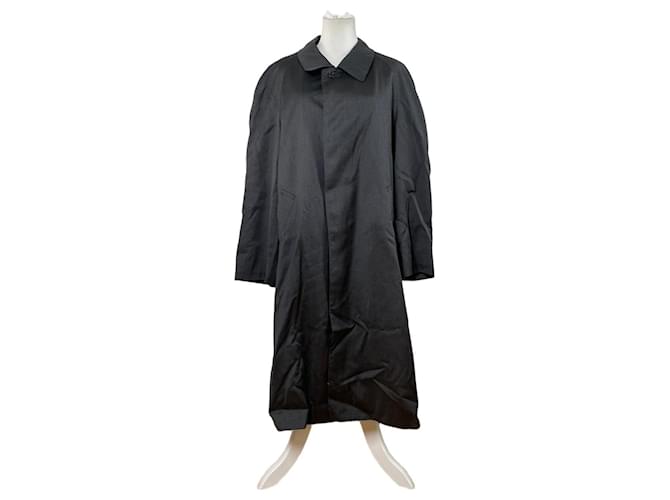 Manteau en mélange de laine vintage Yves Saint Laurent pour homme Gris foncé M 