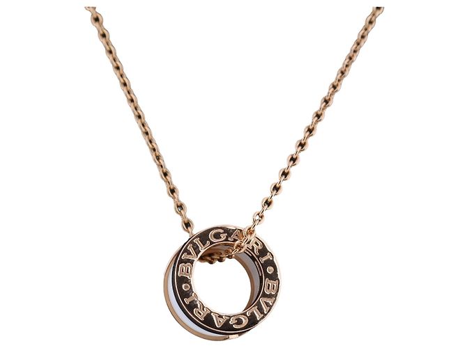 Bulgari Colar Bvlgari B.Zero 1 750 (PG) × Ceramic 12.1g 346082 Branco