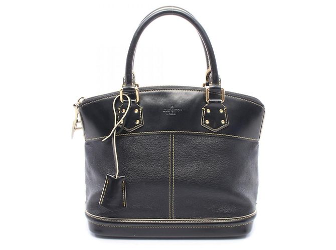 Bolsa Louis Vuitton Lockit PM Suhali Noir Preto